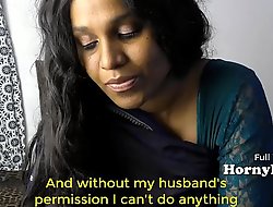 Bored Indian Housewife begs for threesome in Hindi relative to Eng subtitles